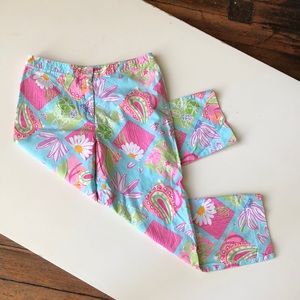 Lilly Pulitzer summer print vintage Capri pants